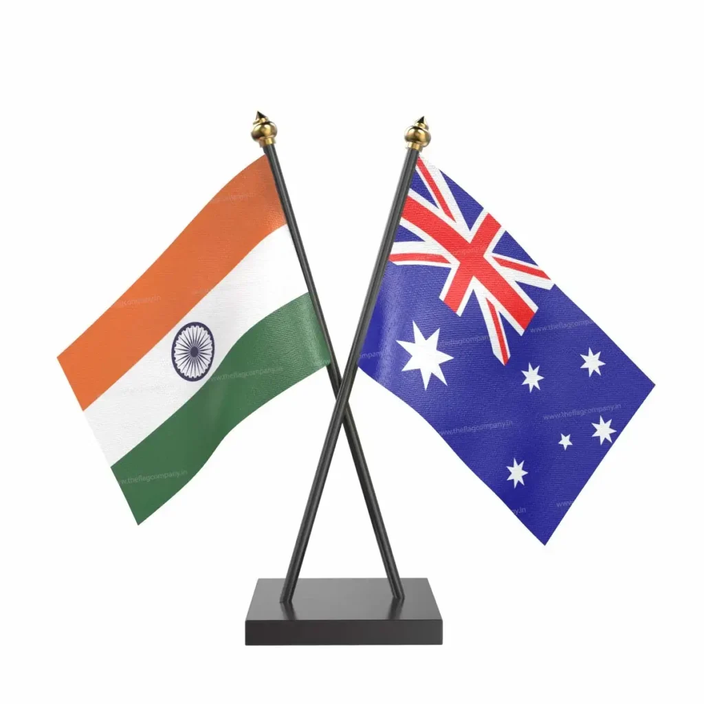 India and Australia strategic partnership in defence, space and energy cooperation.